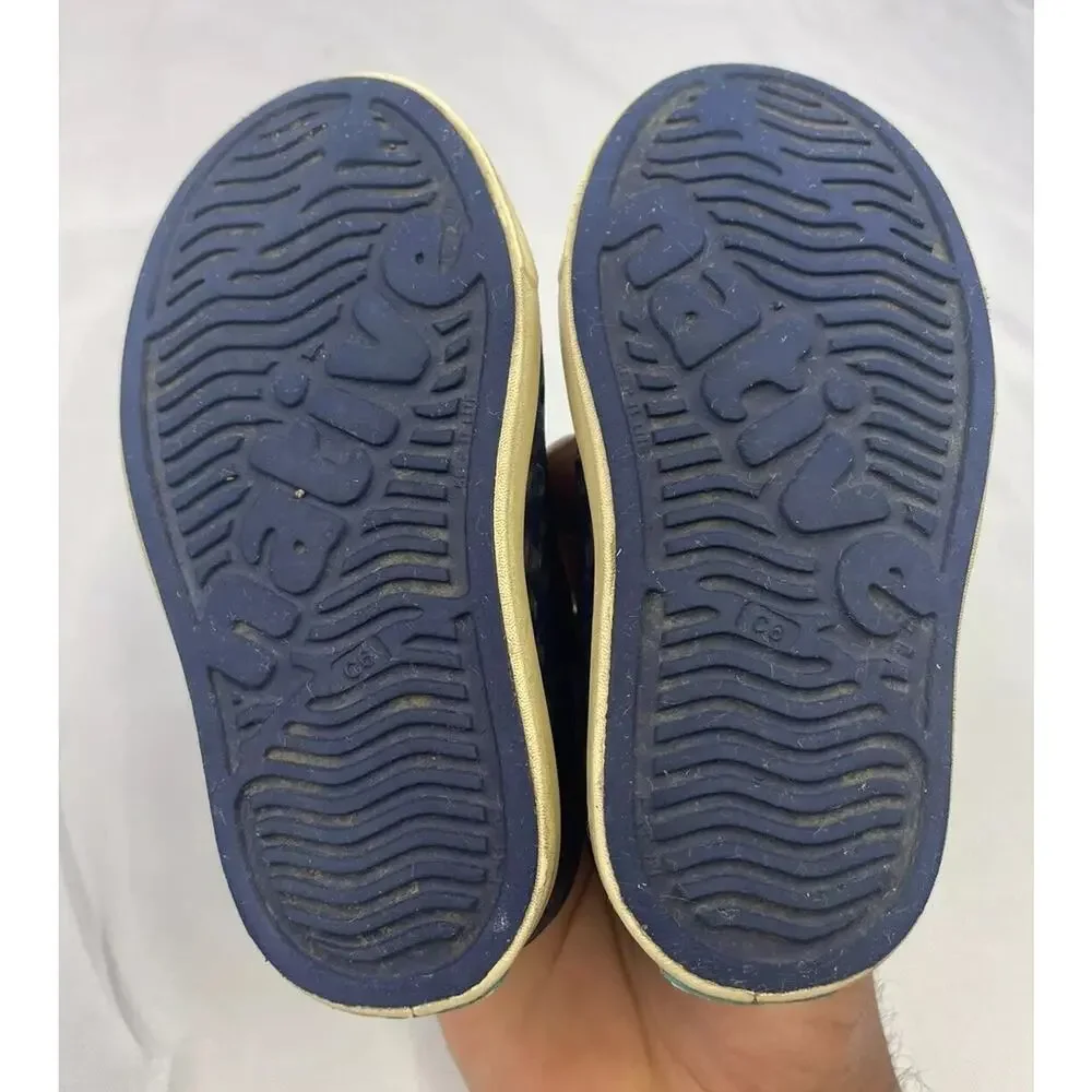 Native Shoes Jefferson Kids C6 Blue Slip On Sneakers EVA Water Sandals Toddler